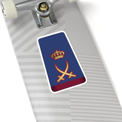 14. QEAF MG (Qatar) (Military Rank) STICKER Vinyl Kiss-Cut Decal - The Sticker Space