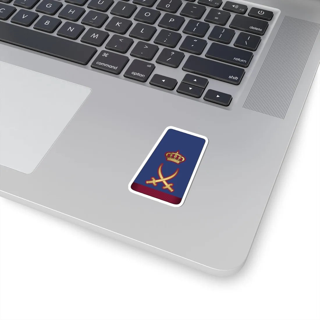 14. QEAF MG (Qatar) (Military Rank) STICKER Vinyl Kiss-Cut Decal - The Sticker Space