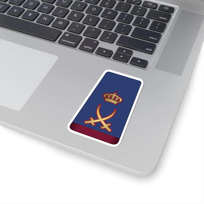 14. QEAF MG (Qatar) (Military Rank) STICKER Vinyl Kiss-Cut Decal - The Sticker Space