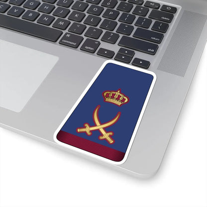 14. QEAF MG (Qatar) (Military Rank) STICKER Vinyl Kiss-Cut Decal - The Sticker Space