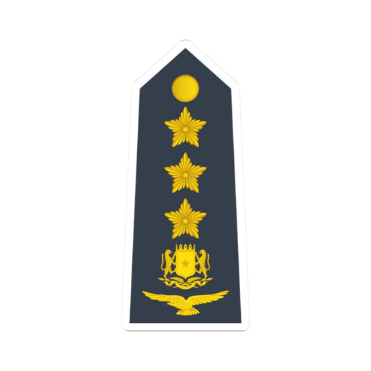 14 Somali Air Force BG (Mali) (Military Rank) STICKER Vinyl Kiss-Cut Decal 2 Inch White - The Sticker Space