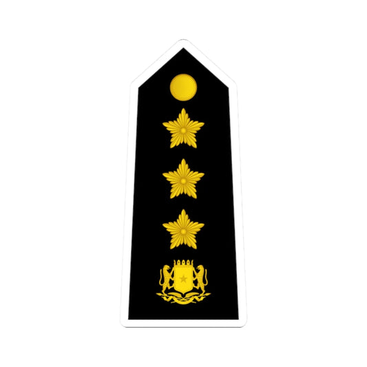 14 Somali Navy BG (Mali) (Military Rank) STICKER Vinyl Kiss-Cut Decal 2 Inch White - The Sticker Space