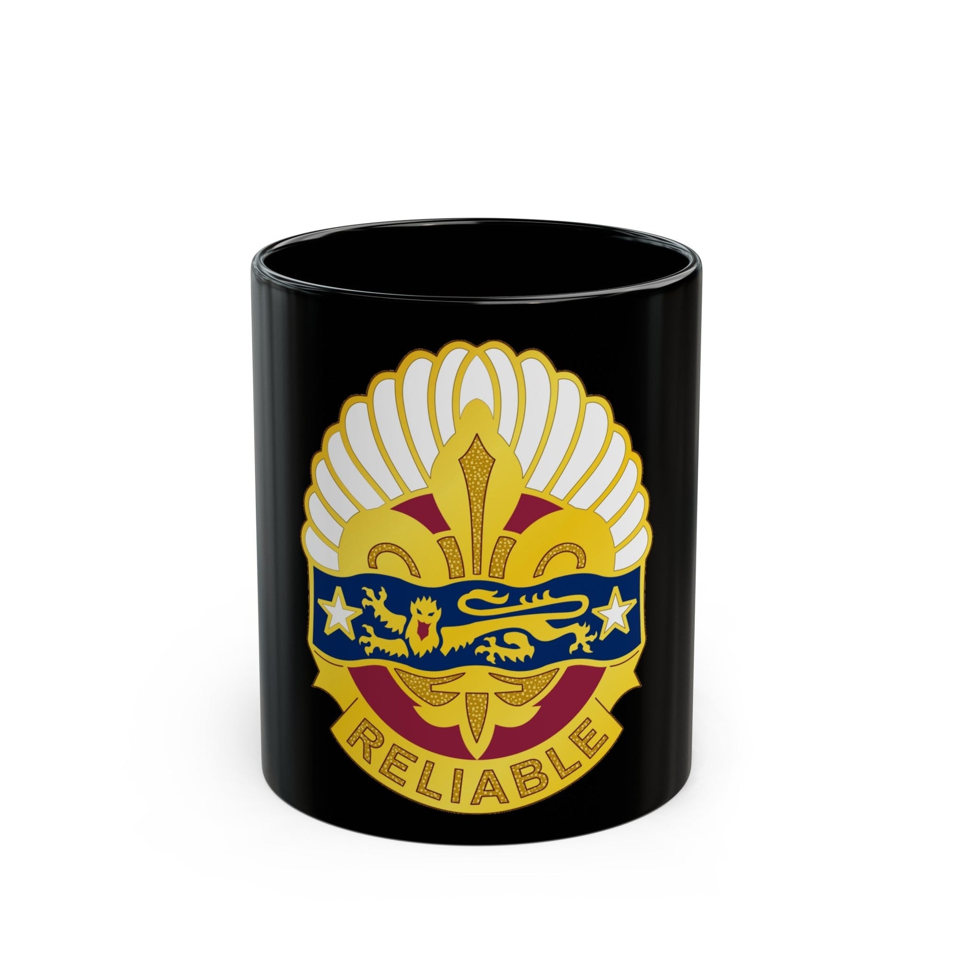 14 Transportation Battalion (U.S. Army) Black Coffee Mug-11oz-The Sticker Space