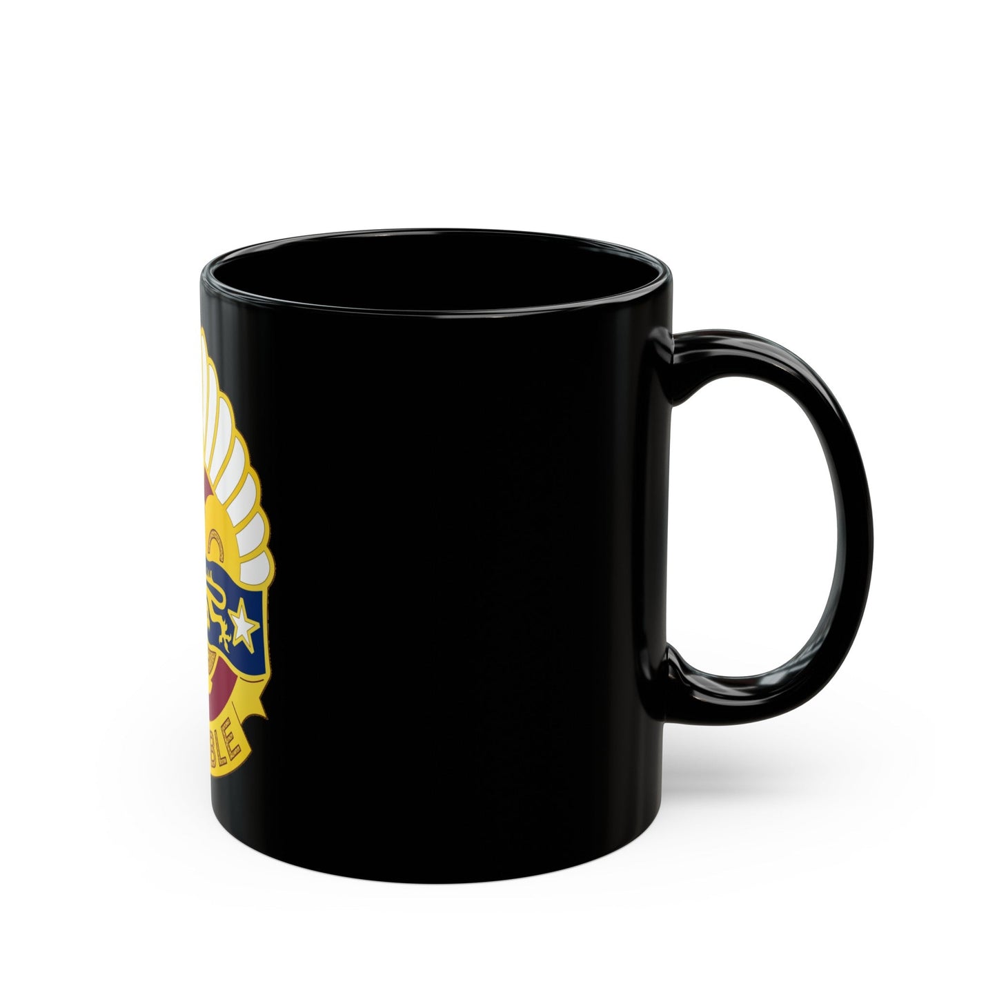 14 Transportation Battalion (U.S. Army) Black Coffee Mug-The Sticker Space