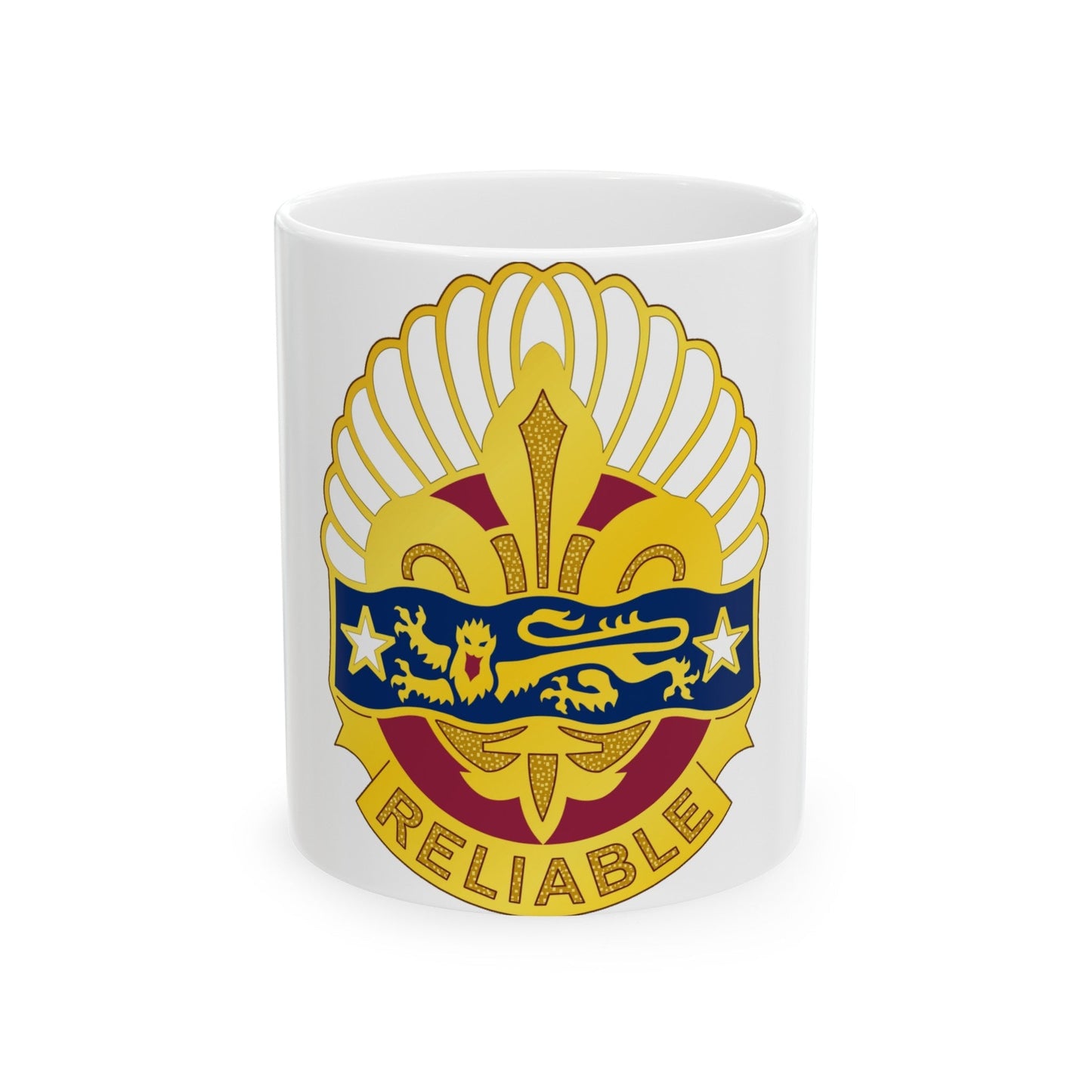 14 Transportation Battalion (U.S. Army) White Coffee Mug-11oz-The Sticker Space