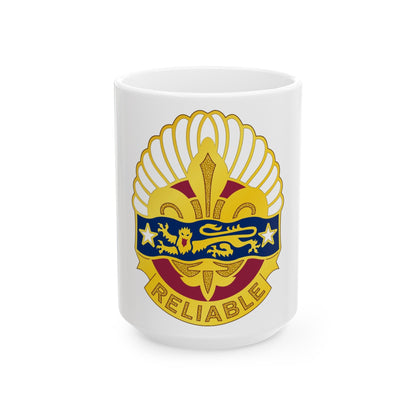 14 Transportation Battalion (U.S. Army) White Coffee Mug-15oz-The Sticker Space