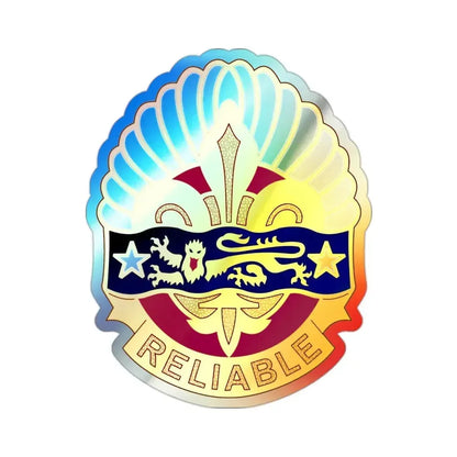 14 Transportation Battalion (U.S. Army) Holographic STICKER Die-Cut Vinyl Decal 2 Inch Holographic - The Sticker Space