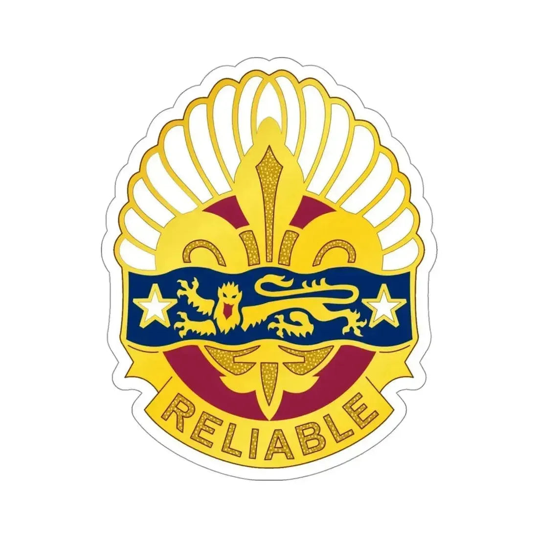 14 Transportation Battalion (U.S. Army) STICKER Vinyl Die-Cut Decal 4 Inch - The Sticker Space