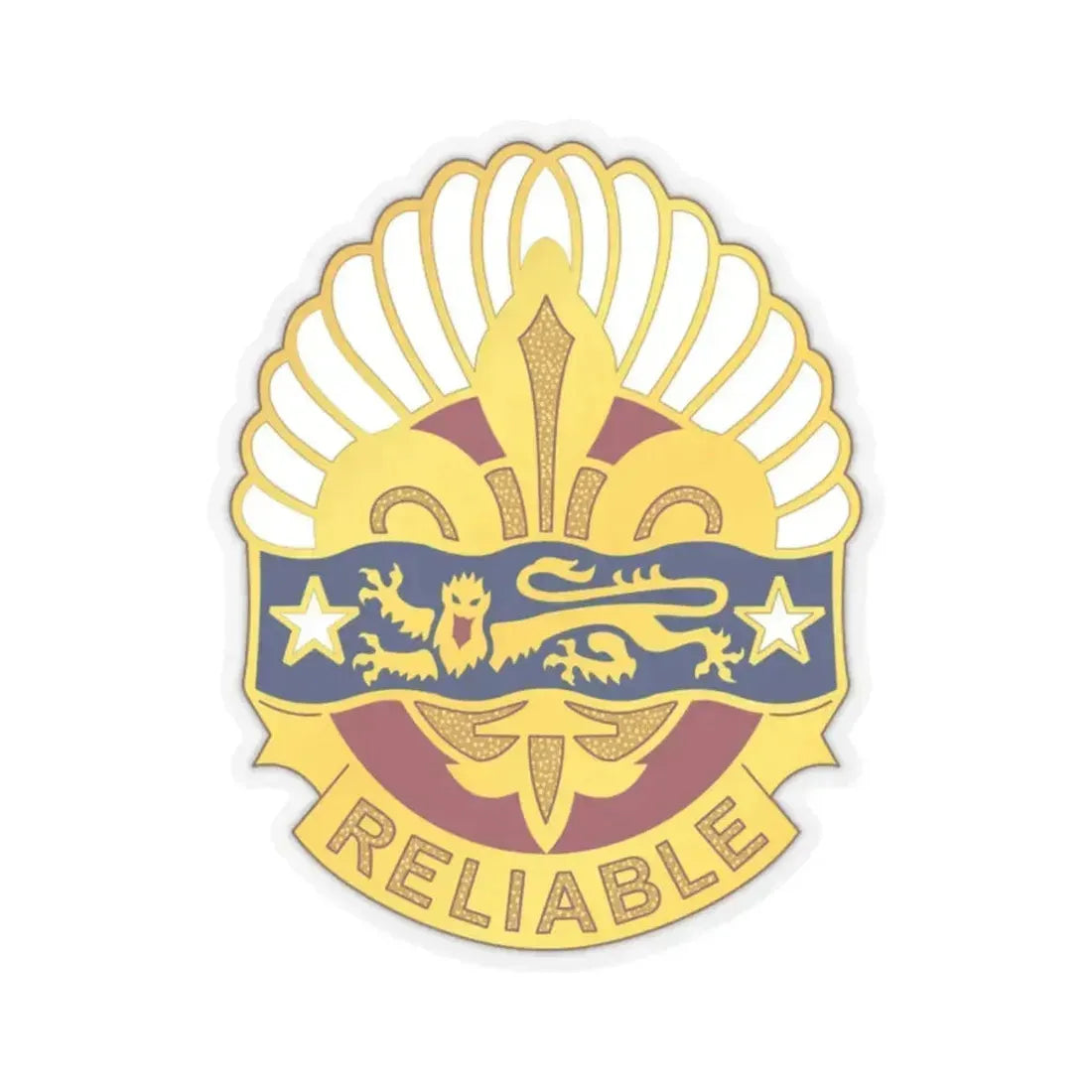 14 Transportation Battalion (U.S. Army) STICKER Vinyl Kiss-Cut Decal 2 Inch Transparent - The Sticker Space