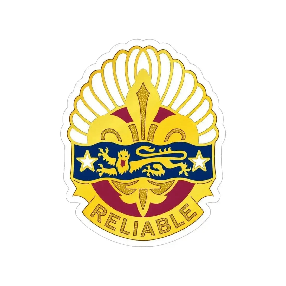 14 Transportation Battalion (U.S. Army) Transparent STICKER Die-Cut Vinyl Decal 5 Inch - The Sticker Space