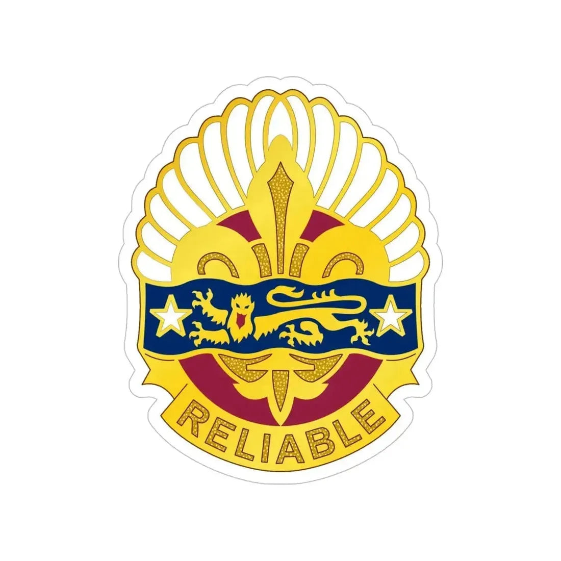 14 Transportation Battalion (U.S. Army) Transparent STICKER Die-Cut Vinyl Decal - The Sticker Space