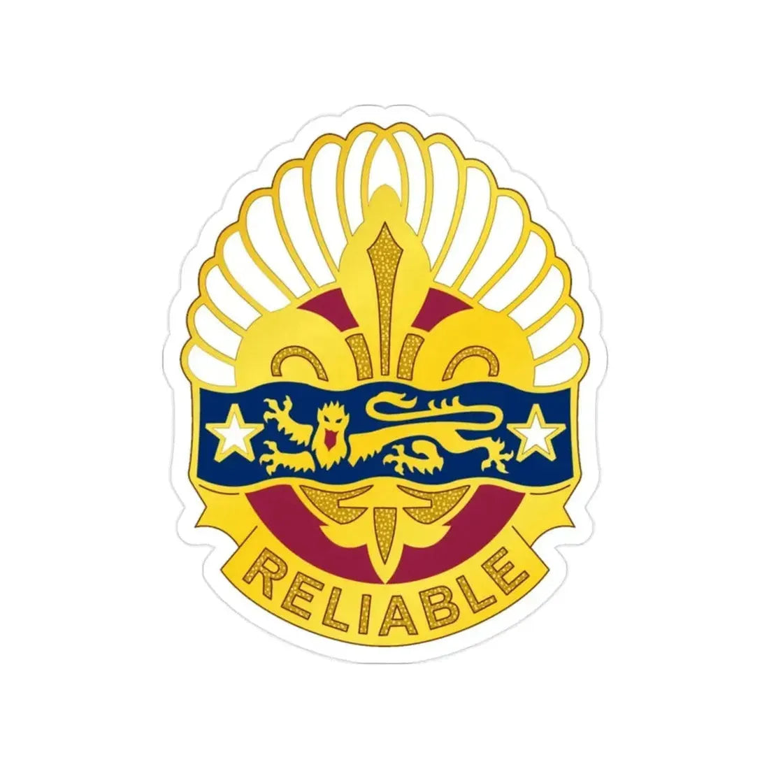 14 Transportation Battalion (U.S. Army) Transparent STICKER Die-Cut Vinyl Decal - The Sticker Space