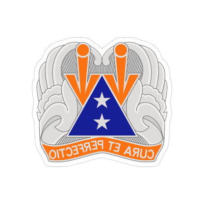 140 Aviation Regiment (U.S. Army) REVERSE PRINT Transparent STICKER-3" × 3"-The Sticker Space