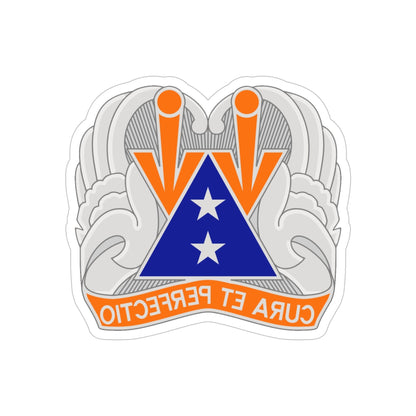 140 Aviation Regiment (U.S. Army) REVERSE PRINT Transparent STICKER-5" × 5"-The Sticker Space