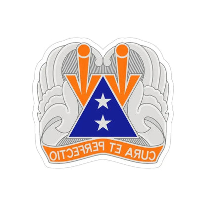 140 Aviation Regiment (U.S. Army) REVERSE PRINT Transparent Die-Cut STICKER 6 Inch Die-Cut Transparent - The Sticker Space