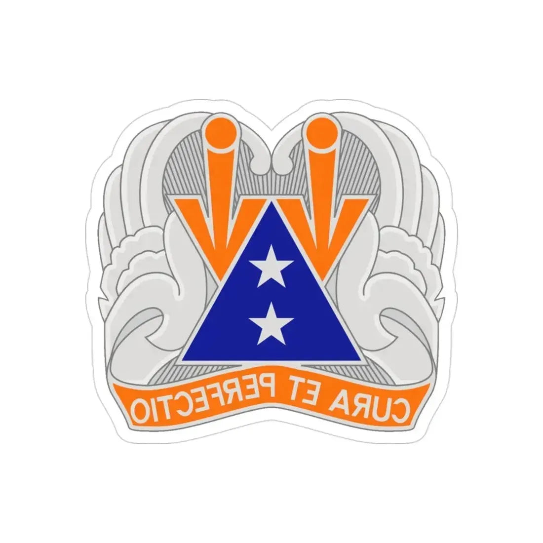 140 Aviation Regiment (U.S. Army) REVERSE PRINT Transparent Die-Cut STICKER - The Sticker Space