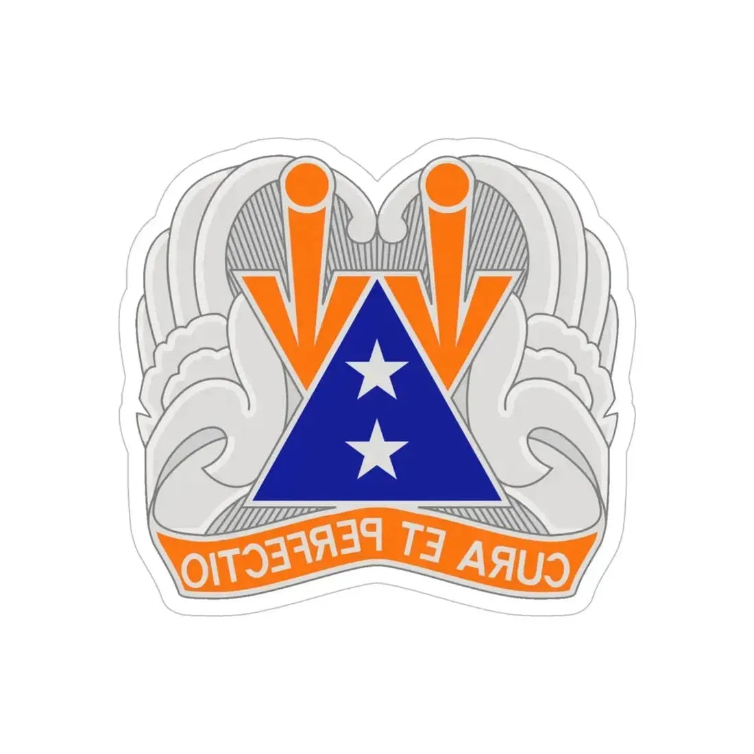 140 Aviation Regiment (U.S. Army) REVERSE PRINT Transparent Die-Cut STICKER - The Sticker Space