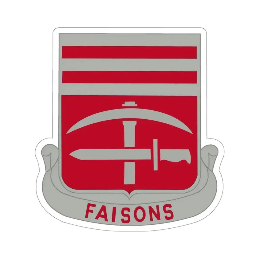 140 Engineer Battalion (U.S. Army) STICKER Vinyl Die-Cut Decal 3 Inch - The Sticker Space