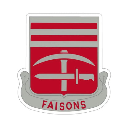 140 Engineer Battalion (U.S. Army) STICKER Vinyl Die-Cut Decal 5 Inch - The Sticker Space