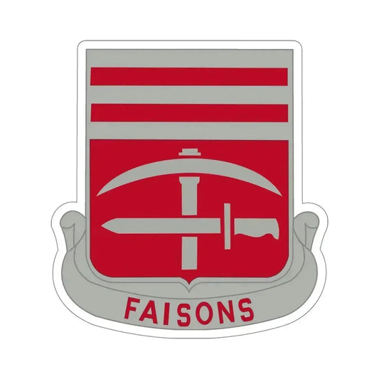 140 Engineer Battalion (U.S. Army) STICKER Vinyl Die-Cut Decal 6 Inch - The Sticker Space