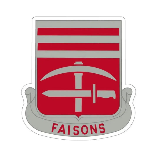 140 Engineer Battalion (U.S. Army) STICKER Vinyl Die-Cut Decal 6 Inch - The Sticker Space