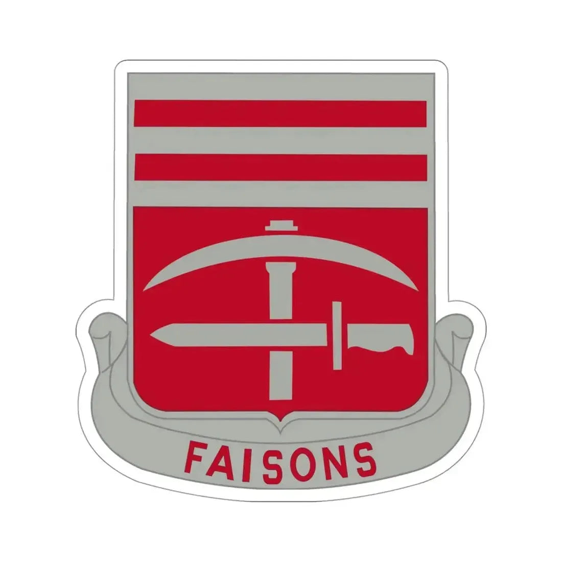 140 Engineer Battalion (U.S. Army) STICKER Vinyl Die-Cut Decal - The Sticker Space
