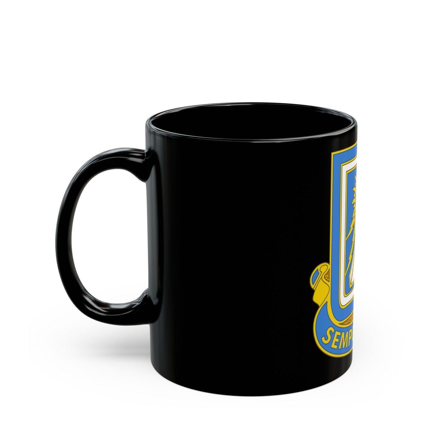 140 Military Intelligence Battalion (U.S. Army) Black Coffee Mug-The Sticker Space