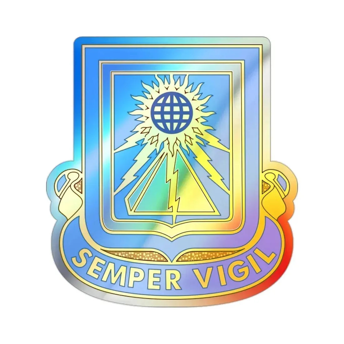 140 Military Intelligence Battalion (U.S. Army) Holographic STICKER Die-Cut Vinyl Decal - The Sticker Space