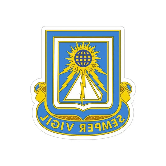 140 Military Intelligence Battalion (U.S. Army) REVERSE PRINT Transparent Die-Cut STICKER 6 Inch Die-Cut Transparent - The Sticker Space