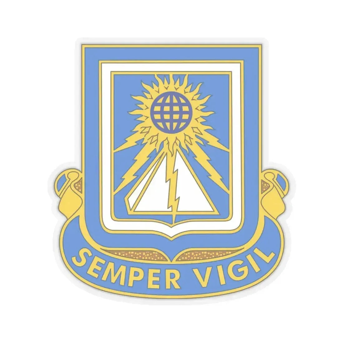 140 Military Intelligence Battalion (U.S. Army) STICKER Vinyl Kiss-Cut Decal 4 Inch Transparent - The Sticker Space