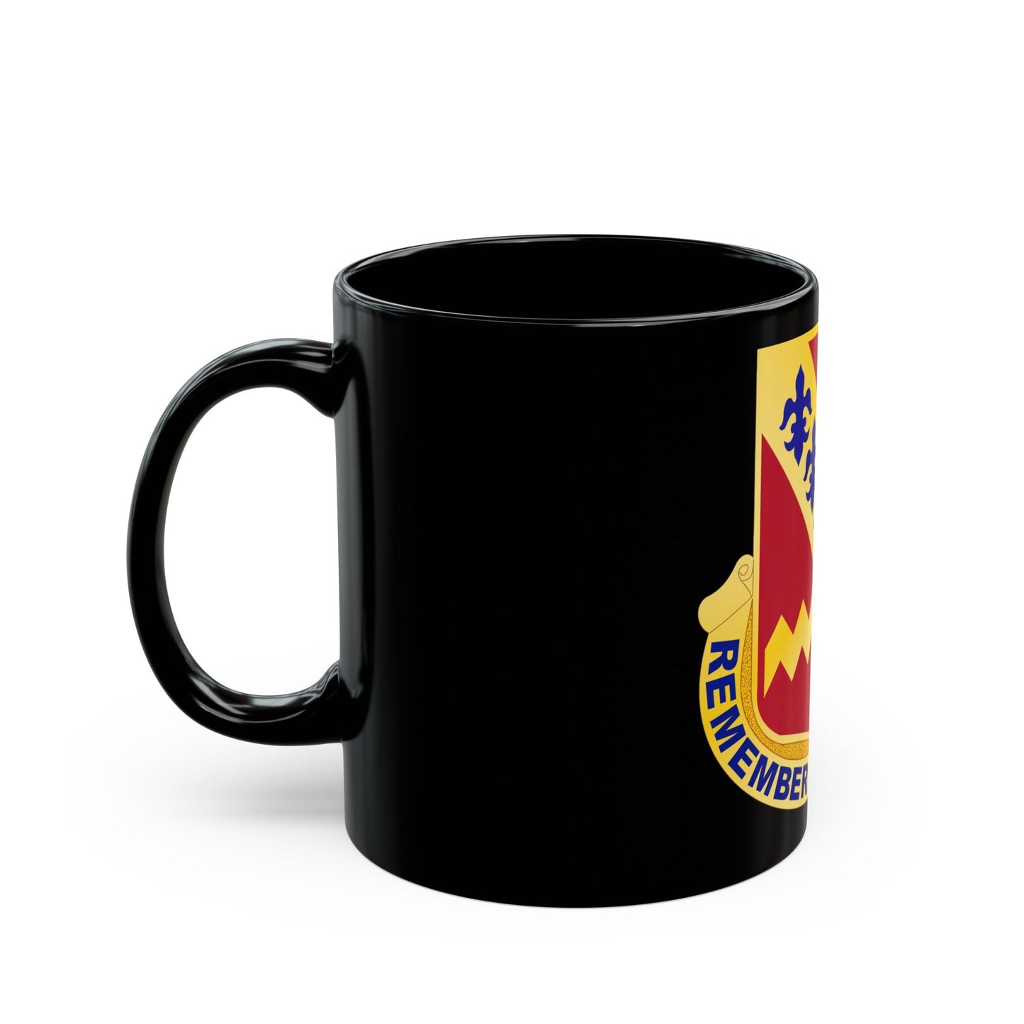 140 Signal Battalion (U.S. Army) Black Coffee Mug-The Sticker Space