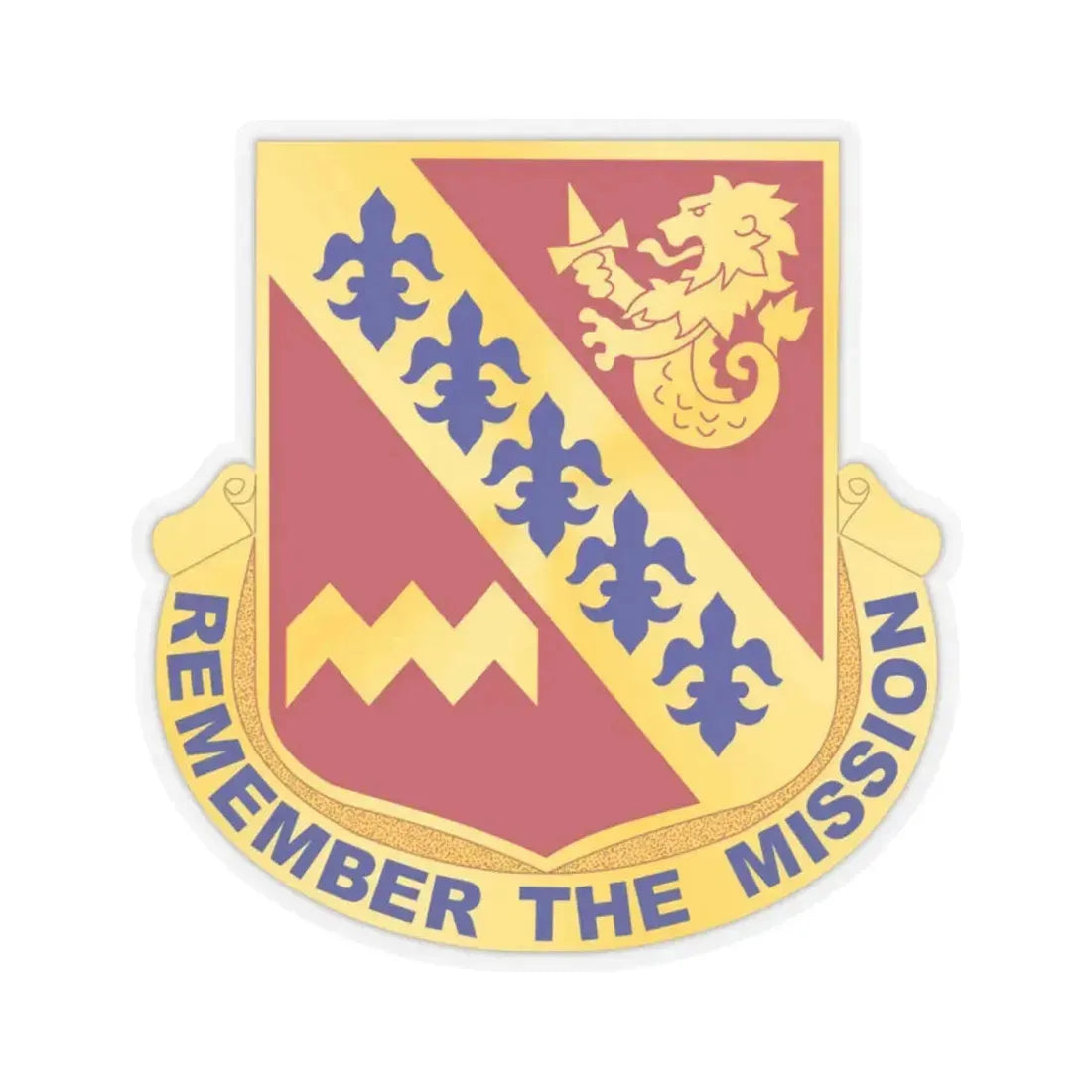 140 Signal Battalion (U.S. Army) STICKER Vinyl Kiss-Cut Decal 2 Inch Transparent - The Sticker Space