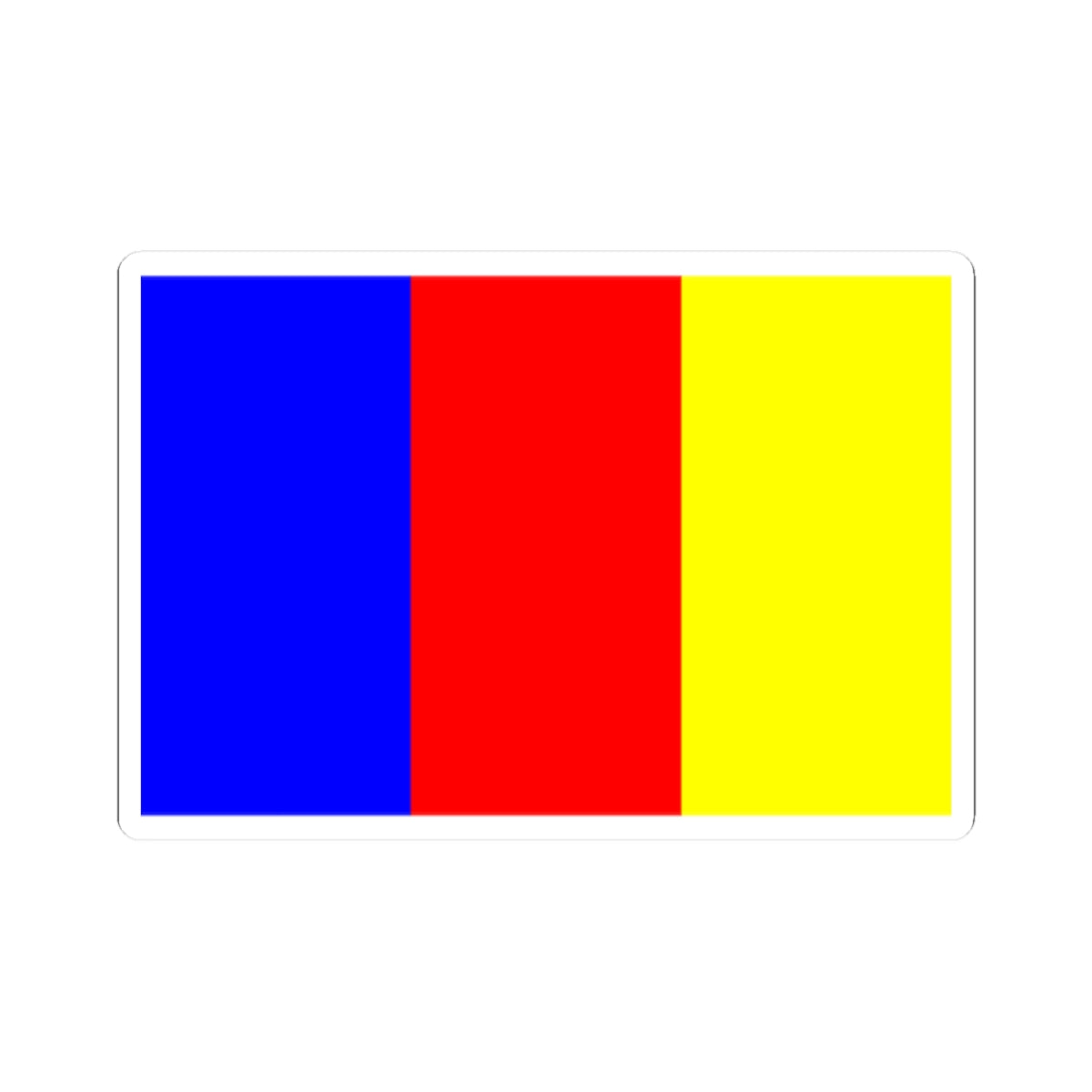 Flag of Ornans (France) STICKER Vinyl Kiss-Cut Decal