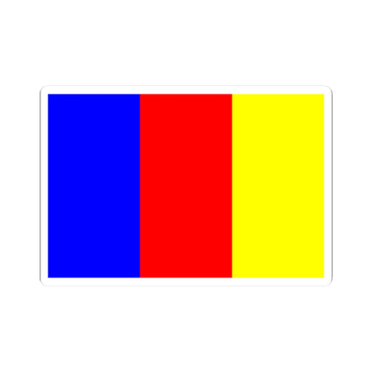 Flag of Ornans (France) STICKER Vinyl Kiss-Cut Decal