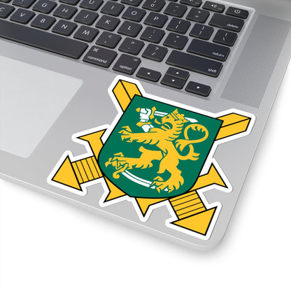 Suomen Maavoimien tunnus (Finland) (Coat of Arms) STICKER Vinyl Kiss-Cut Decal