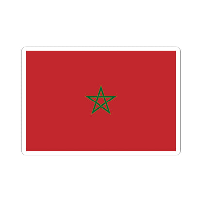 Flag of Morocco parametric version (Morocco) STICKER Vinyl Kiss-Cut Decal