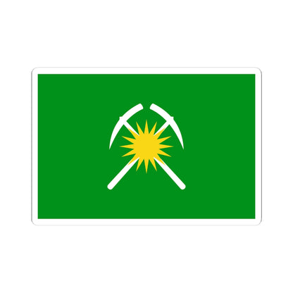 Flag of Raychikhinsk Amur oblast (Russia) STICKER Vinyl Kiss-Cut Decal