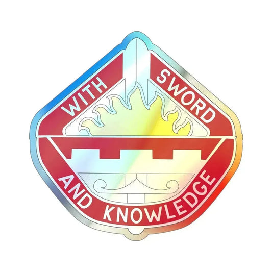 1401 Engineer Battalion (U.S. Army) Holographic STICKER Die-Cut Vinyl Decal 6 Inch - The Sticker Space