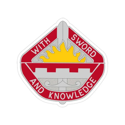 1401 Engineer Battalion (U.S. Army) Transparent STICKER Die-Cut Vinyl Decal 3 Inch - The Sticker Space