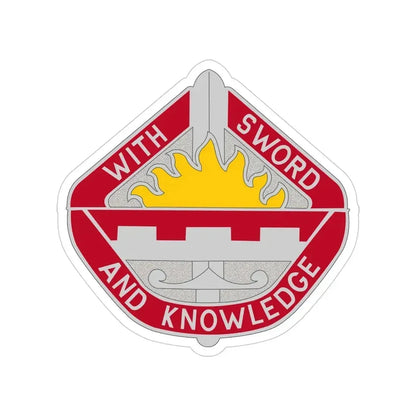 1401 Engineer Battalion (U.S. Army) Transparent STICKER Die-Cut Vinyl Decal 4 Inch - The Sticker Space