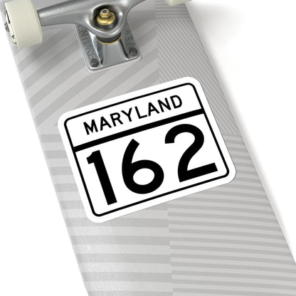 MD Route 162 (Maryland) (Road Sign) STICKER Vinyl Kiss-Cut Decal