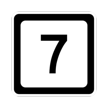 WV-7 (Virginia) (Road Sign) STICKER Vinyl Kiss-Cut Decal