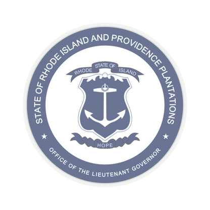 Seal of the Lieutenant Governor of Rhode Island - STICKER Vinyl Kiss-Cut Decal