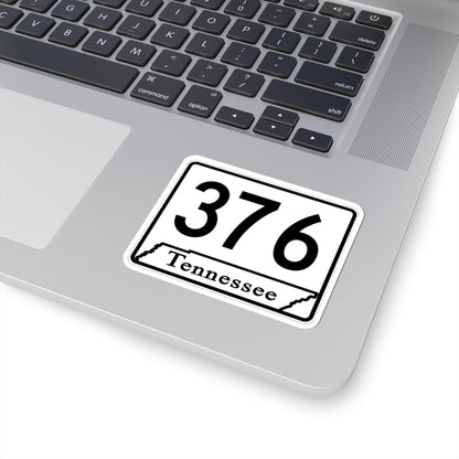 Tennessee 376 (Tennessee) (Road Sign) STICKER Vinyl Kiss-Cut Decal