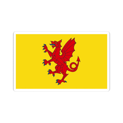 Flag of Somerset (England) STICKER Vinyl Kiss-Cut Decal
