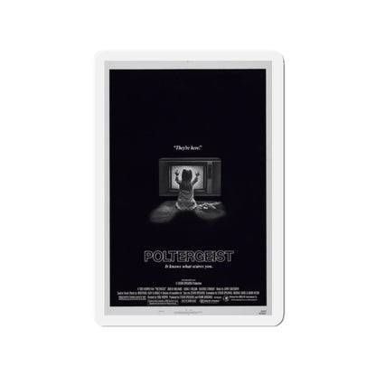 POLTERGEIST 1982 Movie Poster - Refrigerator Magnet-2" x 2"-Die-Cut-1 pc-The Sticker Space