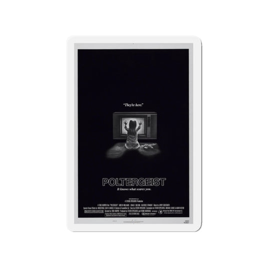 POLTERGEIST 1982 Movie Poster - Refrigerator Magnet-2" x 2"-Die-Cut-1 pc-The Sticker Space