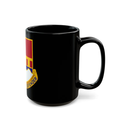 1402 Engineer Battalion (U.S. Army) Black Coffee Mug-The Sticker Space