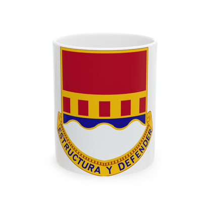 1402 Engineer Battalion (U.S. Army) White Coffee Mug-11oz-The Sticker Space