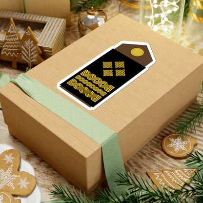 Army HRV OF 09 (Croatia) (Military Rank) STICKER Vinyl Kiss-Cut Decal